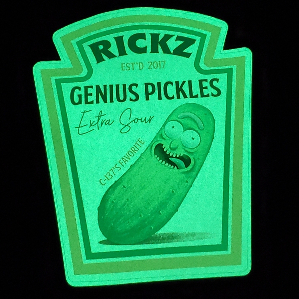 Pickle Rick glow in the dark tshirt